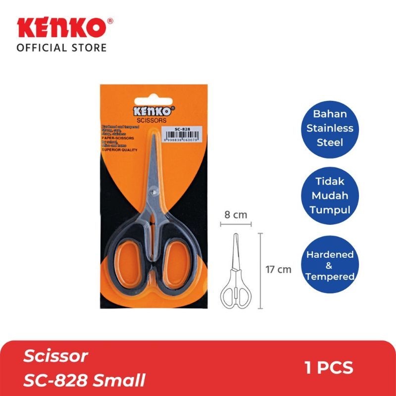 

SCISSOR / GUNTING / ALAT PEMOTONG KERTAS SC-828 Small