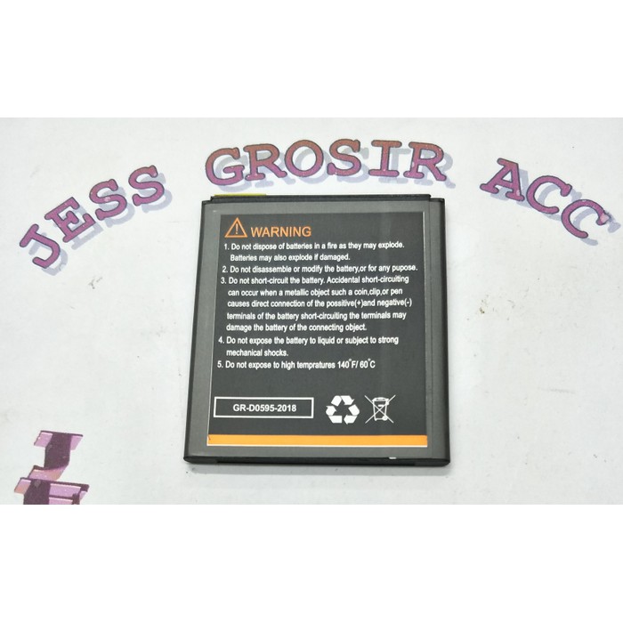 Baterai Battery Batre Evercross Evercoss Cross A65 A74F Double Power - Hitam