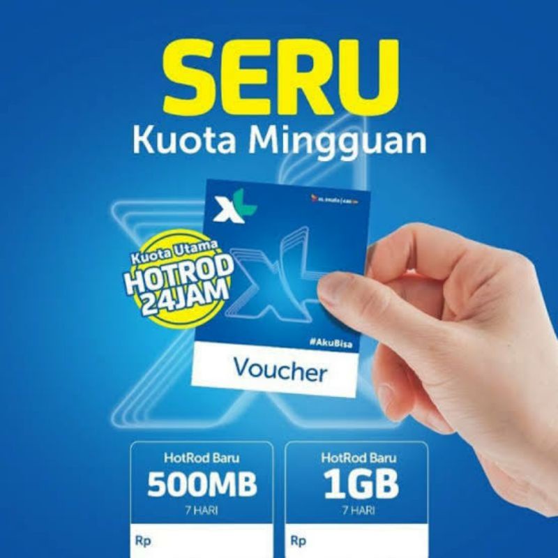 ISI ULANG KUOTA, PAKET DATA INTERNET XL MINGGUAN