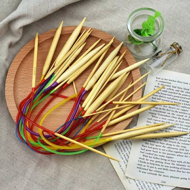 Circular knitting needle bambu/jarum knit 40cm