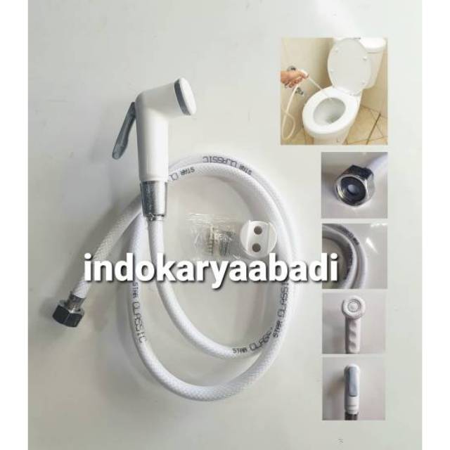 Jet shower CLASSIC pvc murah plastik semprotan pipis 