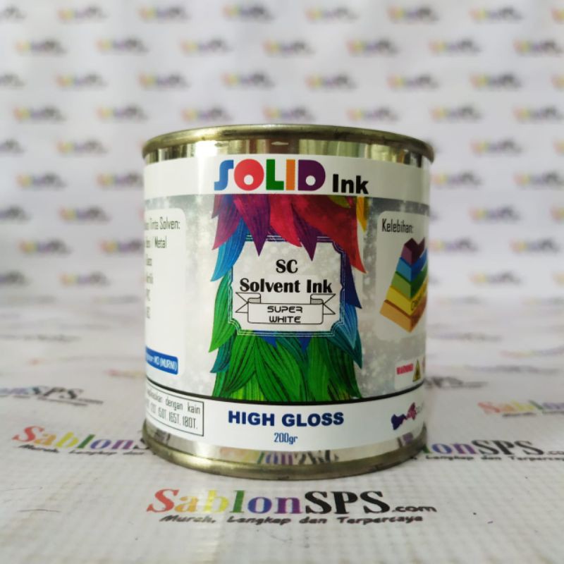 TINTA SABLON GELAS BESI METAL 200GR PUTIH WHITE BASIS TINTA SABLON GELAS BESI METAL 200GR PUTIH WHITE BASIS