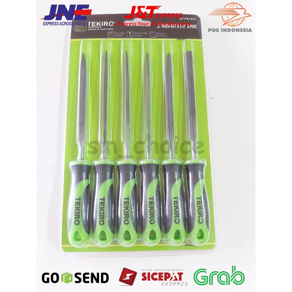KIKIR GERGAJI TEKIRO - KIKIR GERGAJI KAYU -  KIKIR SET TEKIRO 6PCS