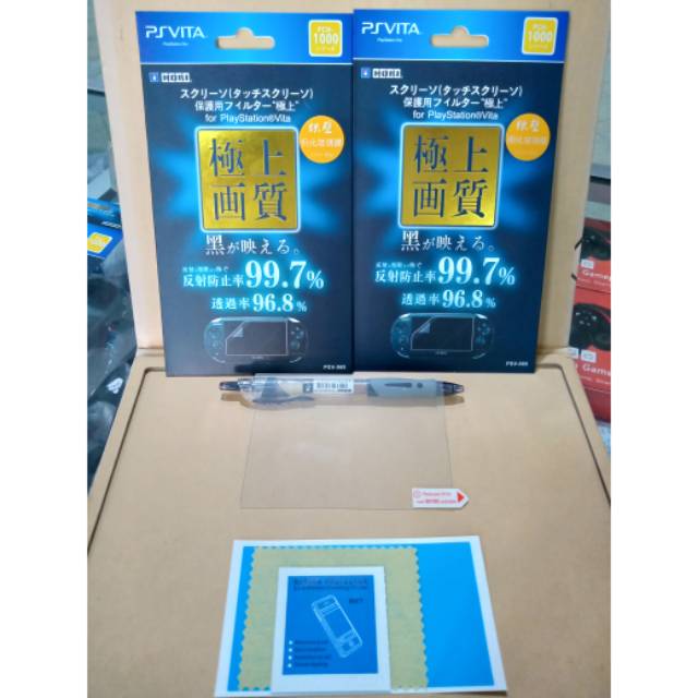 HORI anti gores tempered glass Ps vita fat / screen guard screen protector Ps vita fat