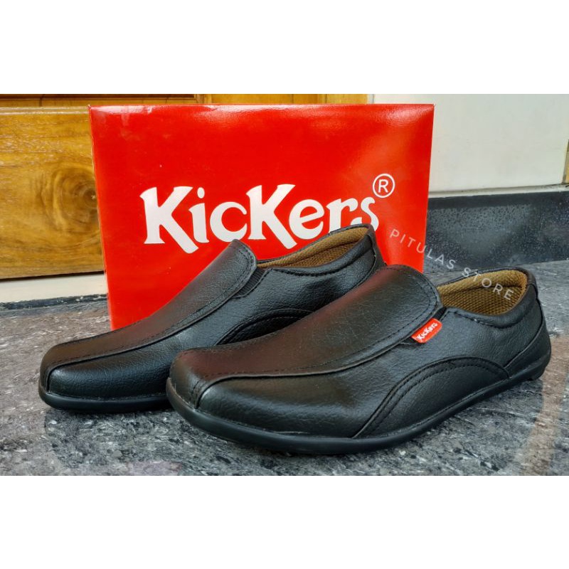 SEPATU SLIP ON PRIA CASUAL|SEPATU SELOP KULIT SINTETIS