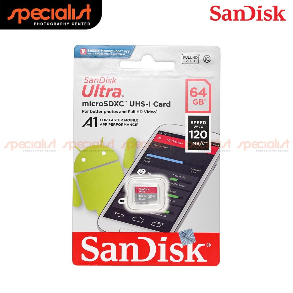 Jual Sandisk Ultra Microsdxc Uhs Card Gb Mbps Shopee Indonesia