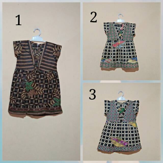 Baju batik anak perempuan umur 2th sd 3th - dress anak