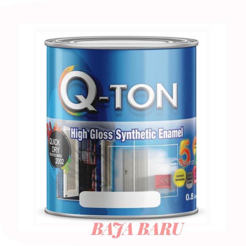

Q-TON Cat Minyak 0.8 ltr/Cat besi dan kayu Q-TON glossy