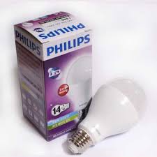 Lampu Bohlam LED Philips 14W 14 Watt 14Watt 14 W CoolDayLight Putih