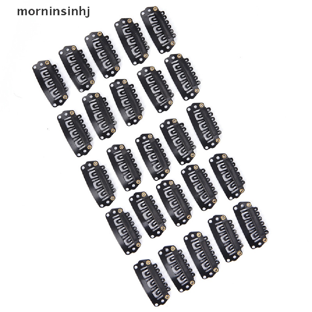 Mornin 40pcs Extension Rambut Bentuk U Bahan Steel