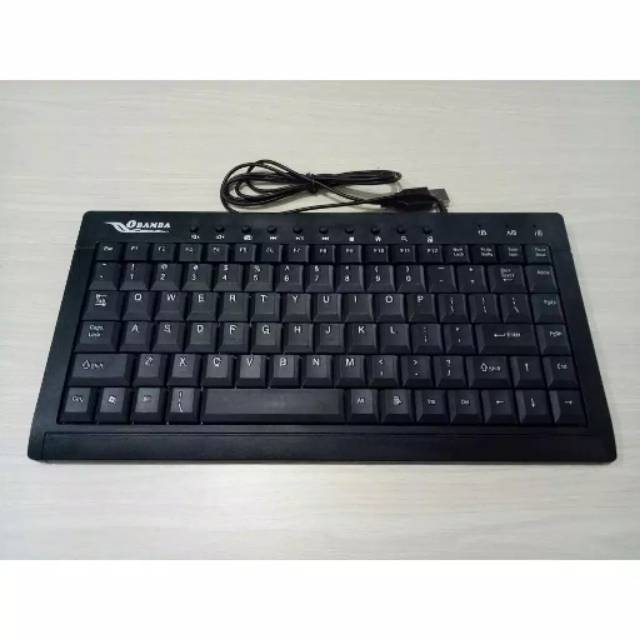 Keyboard Mini Multimedia Keyboard Eksternal Komputer Laptop