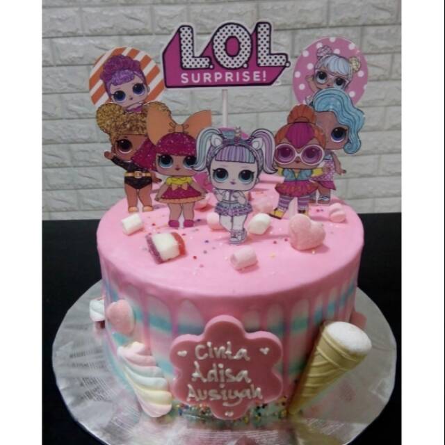LOL / LOL surprise / LOL cake / kue custom bandung / birthday cake / kue ulang tahun