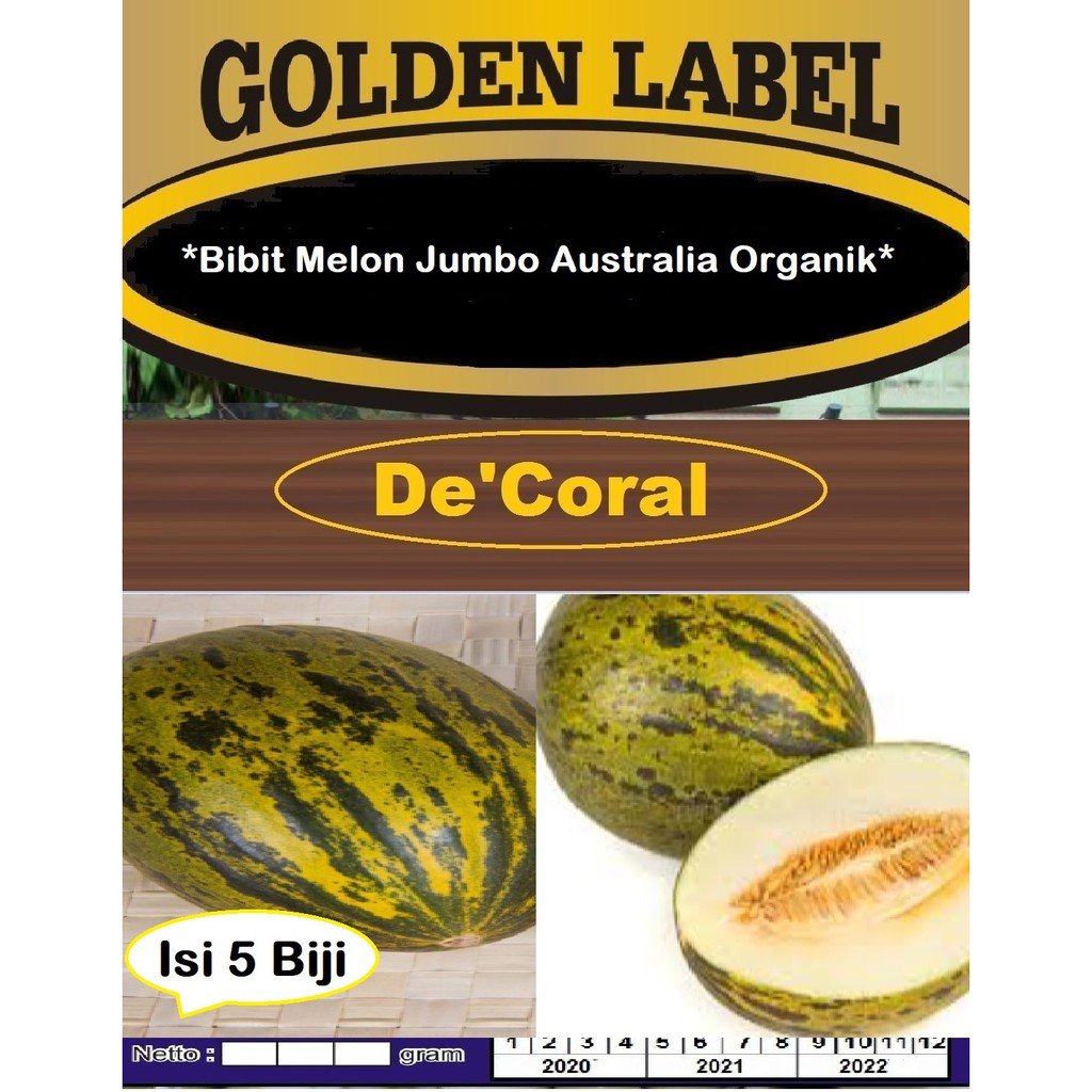 Bibit Melon Jumbo Australia Organik | Benih Melon Jumbo Australia