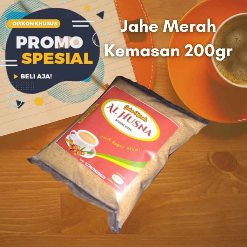 

Jahe merah kemasan 200gram