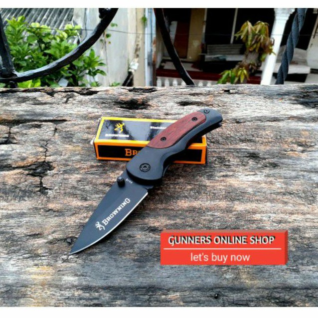 Pisau lipat Mini Browning FA15/ pisau lipat camping/ pemotong buah