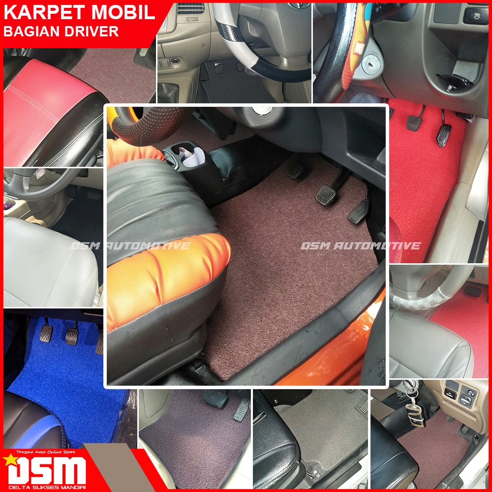 Karpet Mobil Mie - Bagian Driver / Tebal dan Empuk