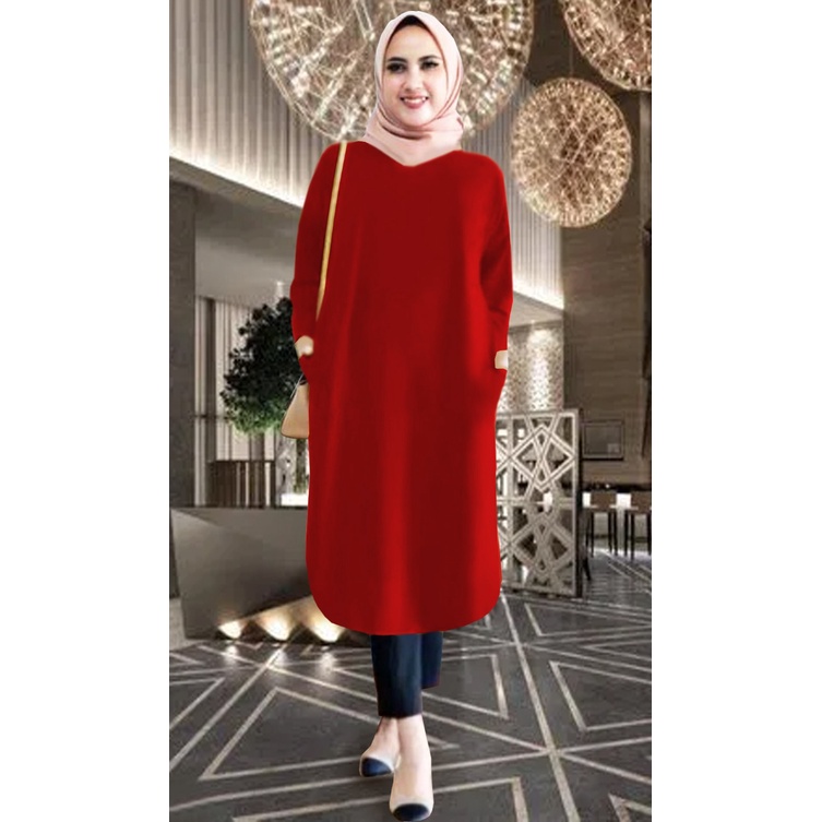 Tunik wanita / tunik murah / tunik kekinian / tunik panjang / tunik import / tunik jumbo