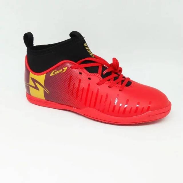 Sepatu futsal anak spec swervo Thunderbolt Merah red Original