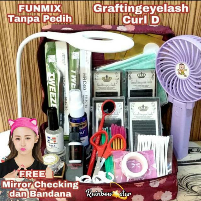 Paket Super Duper Eyelash Extension Grafting Curl D