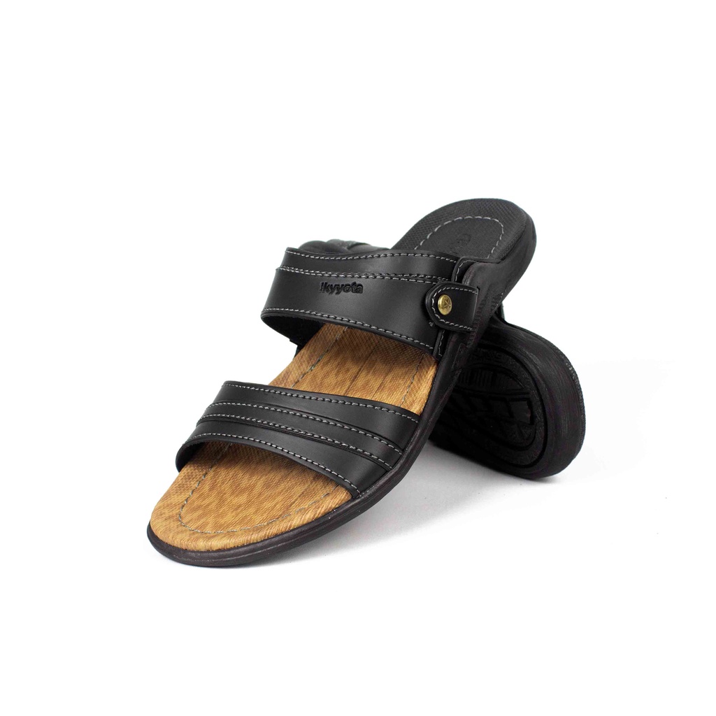 Sandal Slide Kulit Pria Model Terbaru Kualitas Premium YOTA