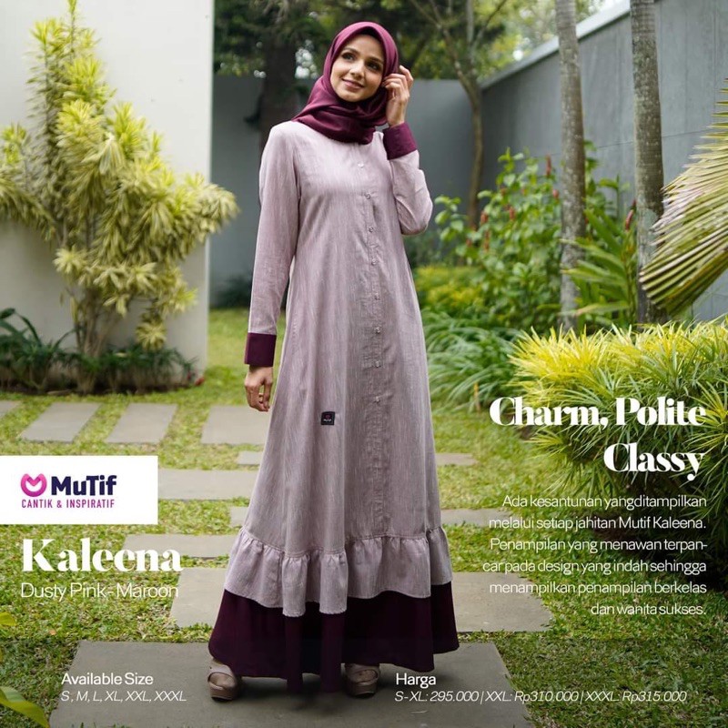 MUTIF KALEENA MAROON