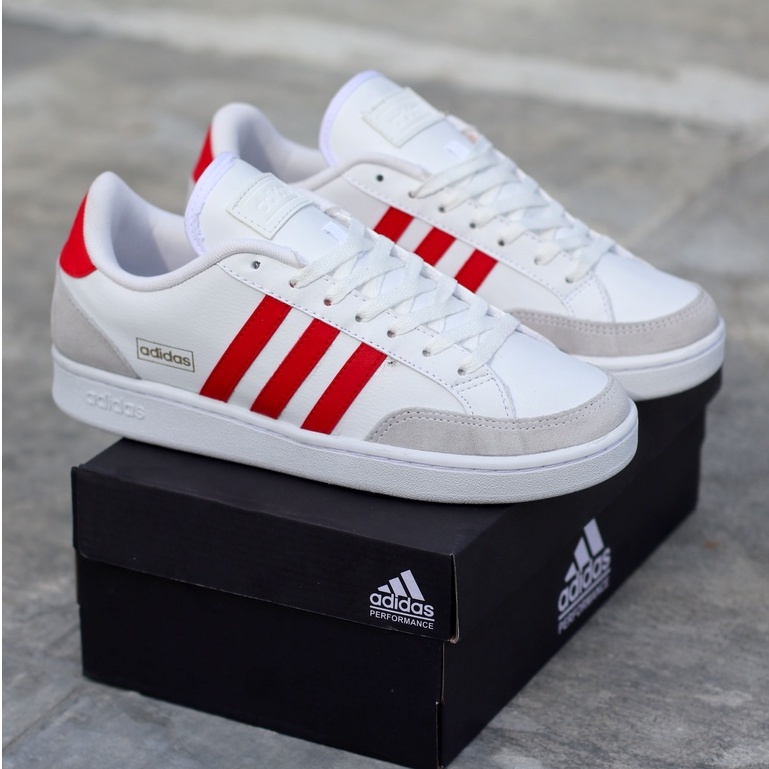 ADIDAS GRAND COURT WHITE LIST RED