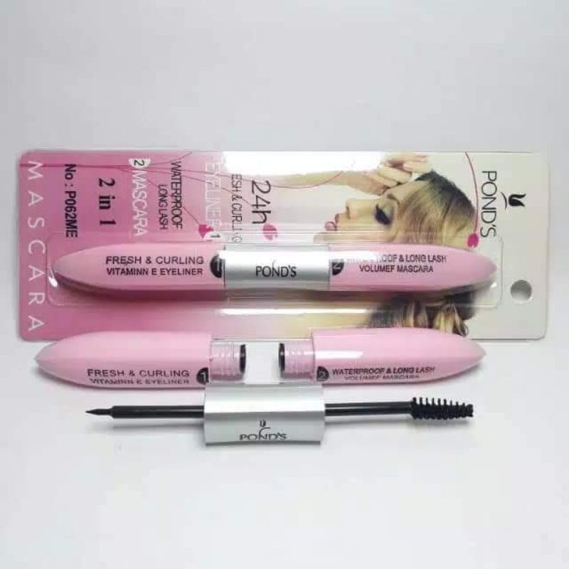 OLAY 2 in 1. Maskara dan eyeliner waterproof
