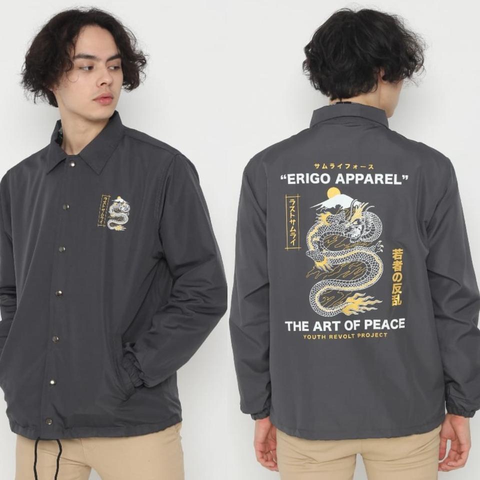Tren Kekinian.. JAKET ERIGO COACH FUJINKAI PRIA TERBARU MODIS DISTRO KEKINIAN MURAH BAHAN TASLAN PAR