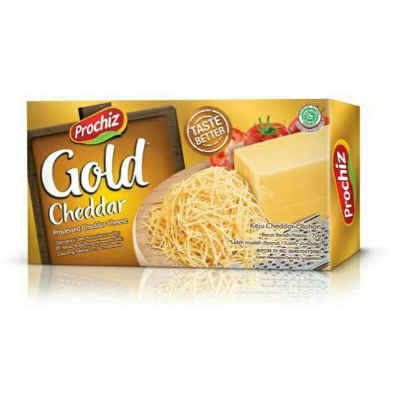 

KEJU PROCHIZ GOLD CHEDDAR 170G / KEJU OLAHAN