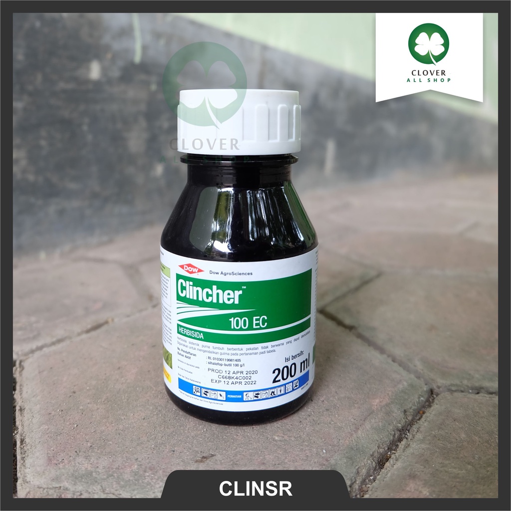 HERBISIDA CLINCHER 100EC 200ml AMPUH MEMBASMI GULMA RUMPUTAN/OBAT RUMPUT PENGGANGGU TANAMAN PADI
