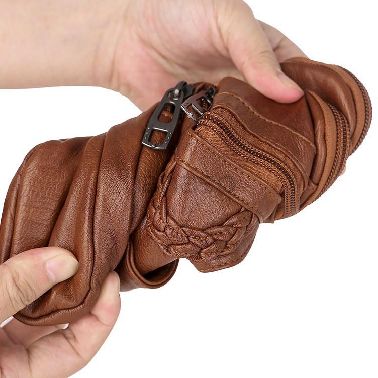 Paling Diminati.. Tas HP Wanita Tas Selempang Tad HP Import Murah Tas Selempang Wanita Kulit - Cokel