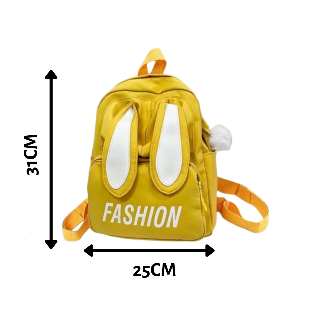 TAS RANSEL SEKOLAH ANAK PEREMPUAN / RANSEL BACKPACK CEWEK TAS FASHION MODEL TELINGA KELINCI S-92116