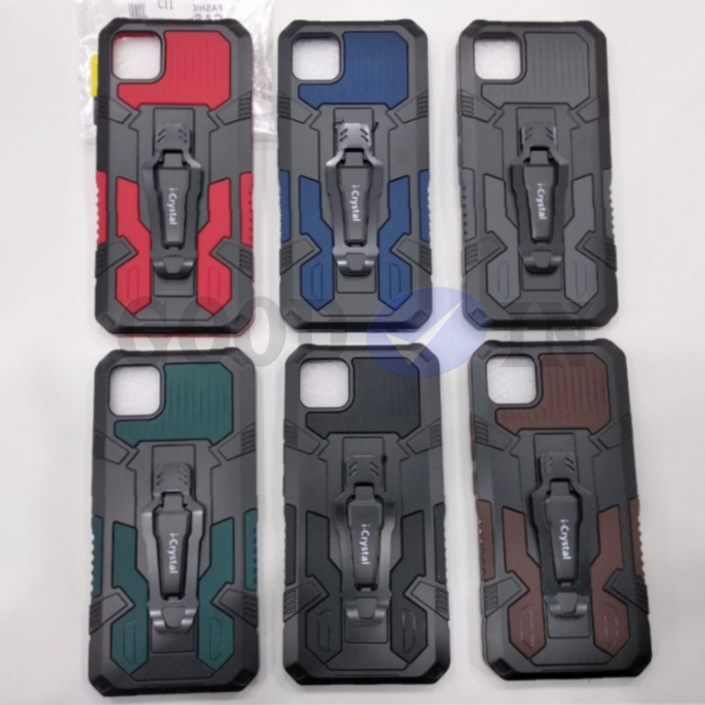 Case Realme C11 - Case Robot Standing + Jepit Pinggang - Case Robot