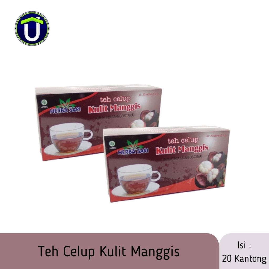 

TEH HERBAL KULIT MANGGIS | TEH CELUP KULIT MANGGIS HERBA SARI | 20 PCS