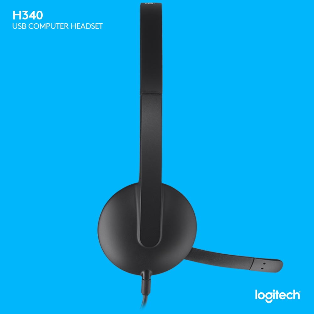 Logitech H340 USB Headset Noise Cancelling