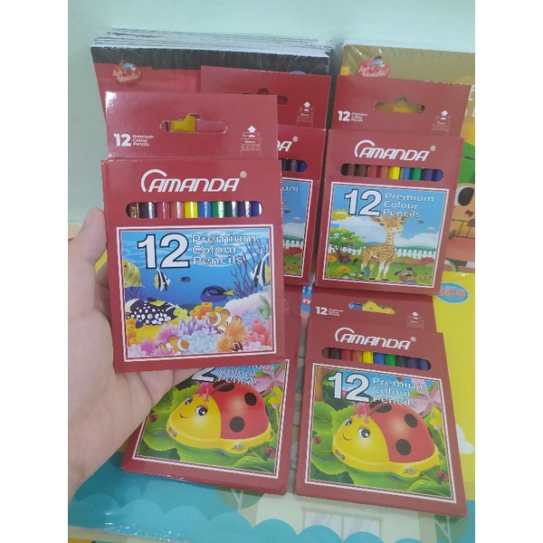 

Pensil Warna Amanda 12 warna kecil
