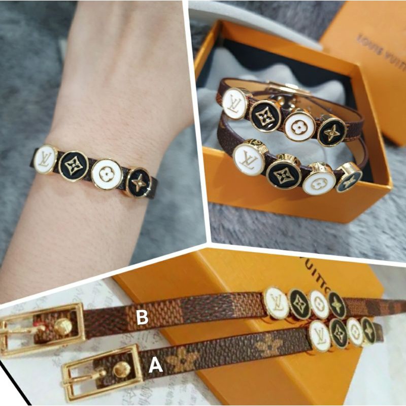 Restok Gelang Kulit elv model gesper Gelang branded band bahan kulit Premium Quality D202