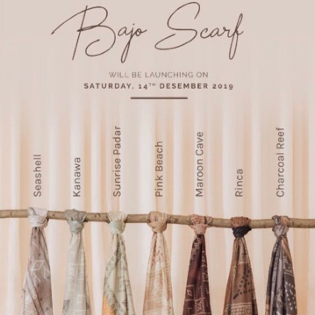 Bajo Scarf Wearing Klamby x Hamidah