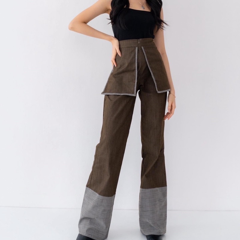 Astera pants/ High Waist Pants/ Pocket Palazzo Pants