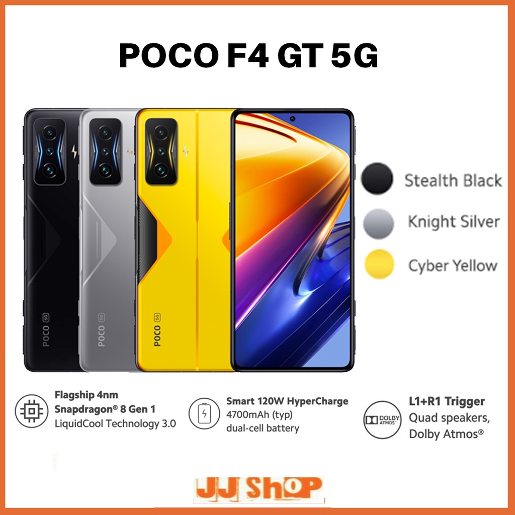 POCO F4 GT 12/256 RAM 12GB ROM 256GB GARANSI RESMI TAM