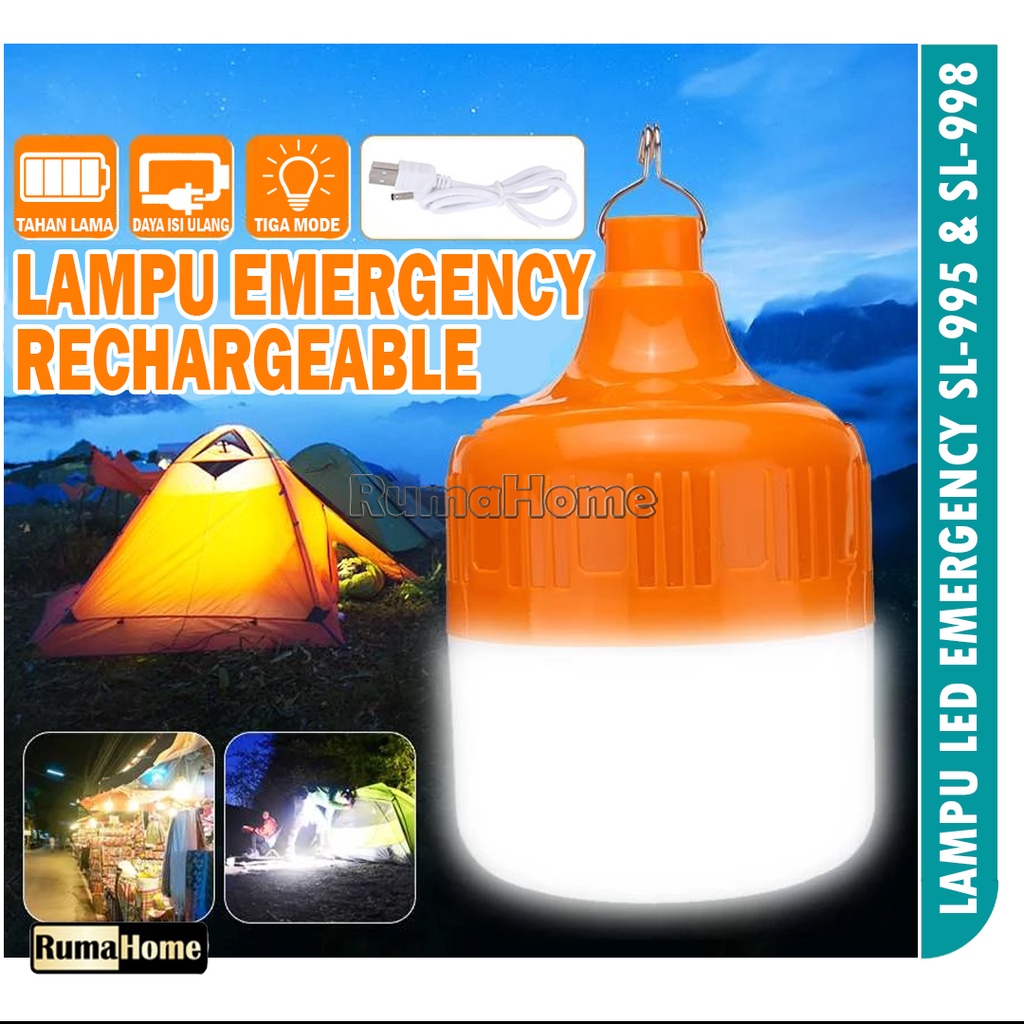 Jual Lampu emergency, lampu tenda camping waterproof / lampu angkringan