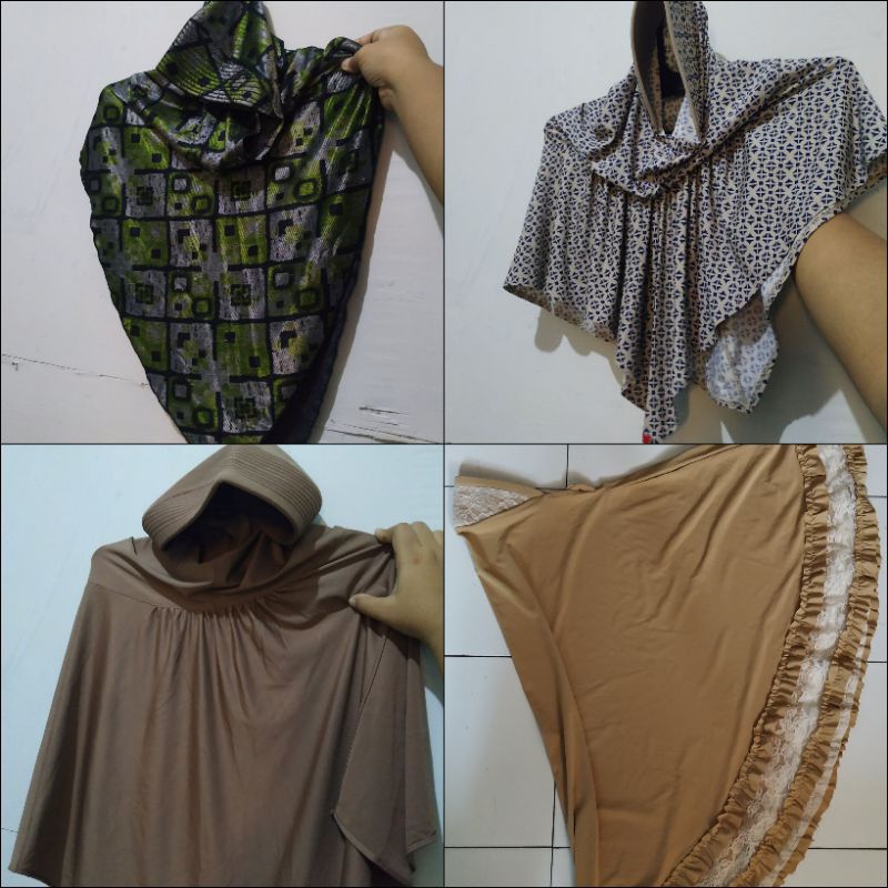 Hijab Instant Zoya Rabbani / Kerudung Hijab Instant Renda / Hijab Zoya