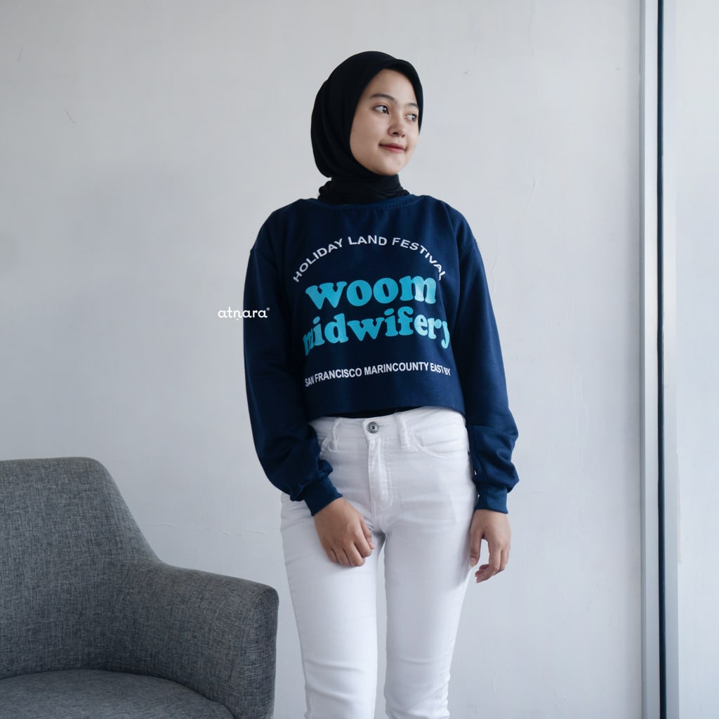 Nara Grosir - Woom Sweater | Fashion Terkini | Sweater Termurah