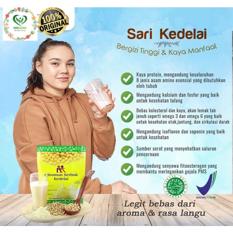 

KK Minuman Serbuk Susu kacang kedelai(soya bean Net-400gr)