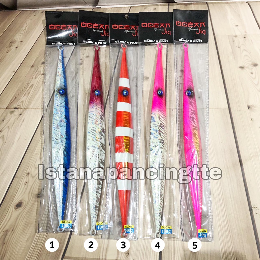 METAL JIG OCEAN JIG VIP LONG 400gr/500gr UMPAN MANCING