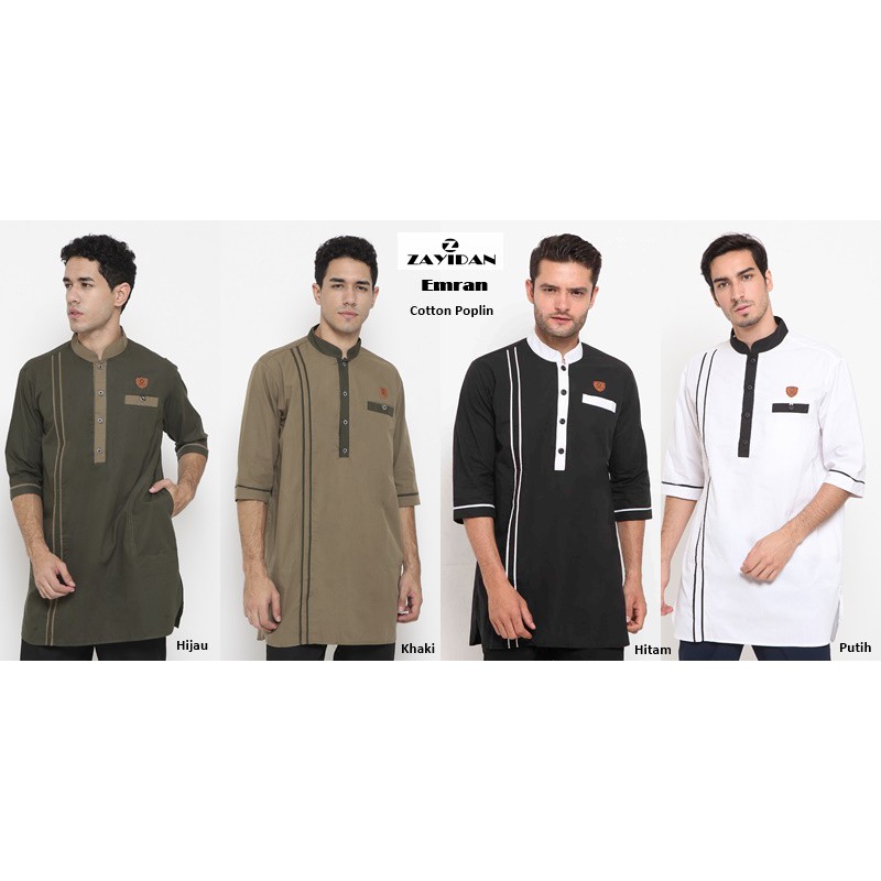 Emran Baju Koko Zayidan Pria Muslim
