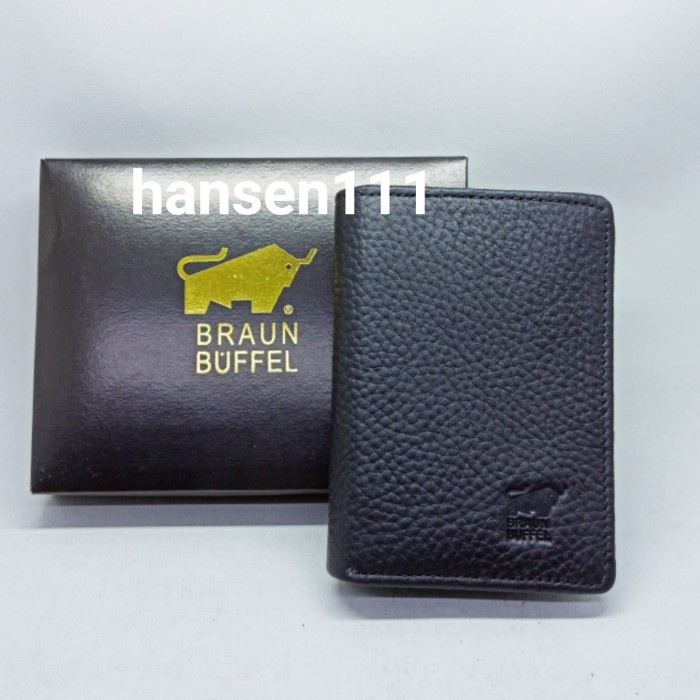 

Dompet Kartu Card Holder Kulit Asli Braunbuffel 036