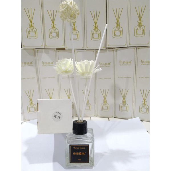 Reed Diffuser Aromatherapy Bunga Difuser Aroma Pengharum Ruangan Pewangi Oil Reed Difuser REED DIFFUSER LOVER'S GRASS REED DIFFUSER REFILL REED DIFFUSER HAMPERS PENGHARUM RUANG AROMATERAPI-AROMA-50-OCEAN