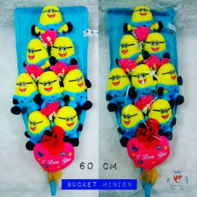 Bucket boneka minion istimewa