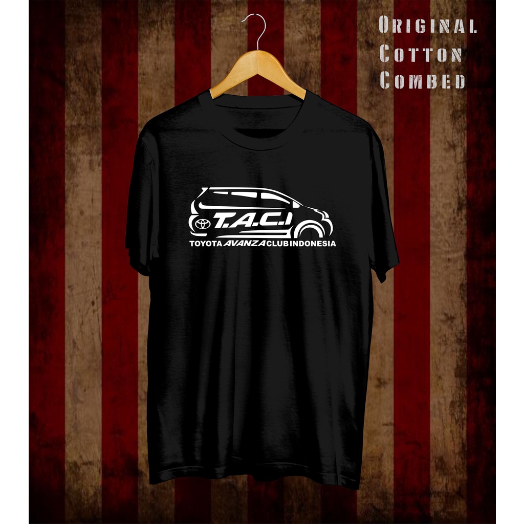 Kaos/ Tshirt TACI Toyota Avanza Club Indonesia Original Combed